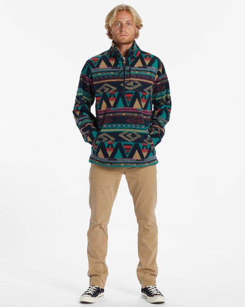 POLERA BILLABONG BOUNDARY MOCK NECK