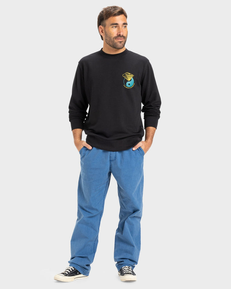 POLERA QUIKSILVER GRAPHIC MIX CREW
