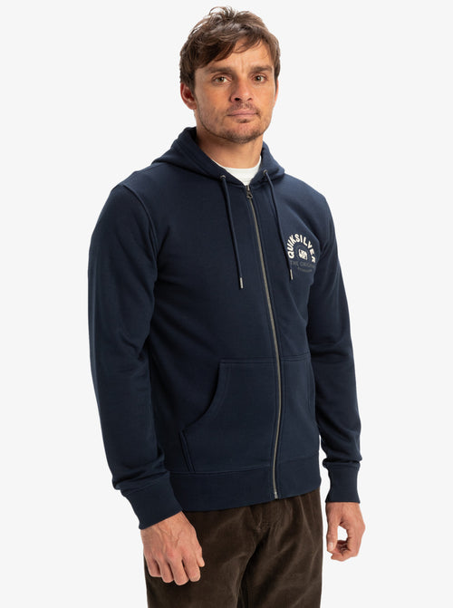 POLERA QUIKSILVER GRAPHIC MIX HOODIE ZIP