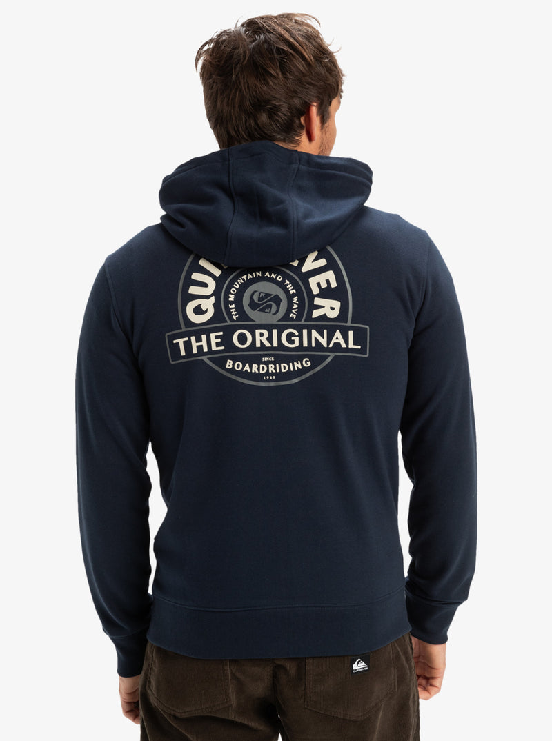 POLERA QUIKSILVER GRAPHIC MIX HOODIE ZIP
