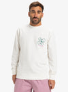 POLERA QUIKSILVER GRAPHIC MIX CREW
