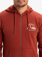 POLERA QUIKSILVER GRAPHIC MIX HOODIE ZIP
