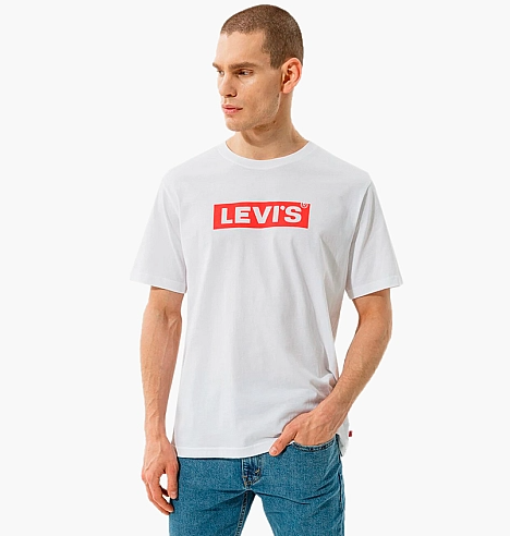 POLO LEVIS SS RELAXED FIT TEE BOSTAB+ W