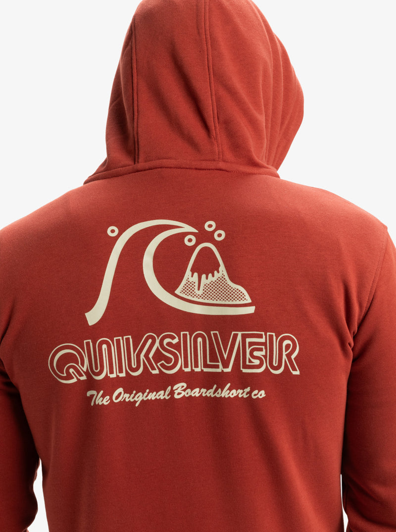 POLERA QUIKSILVER GRAPHIC MIX HOODIE ZIP