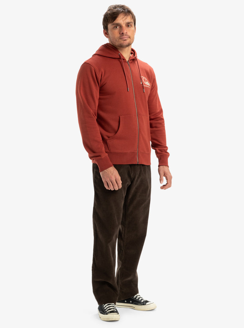 POLERA QUIKSILVER GRAPHIC MIX HOODIE ZIP