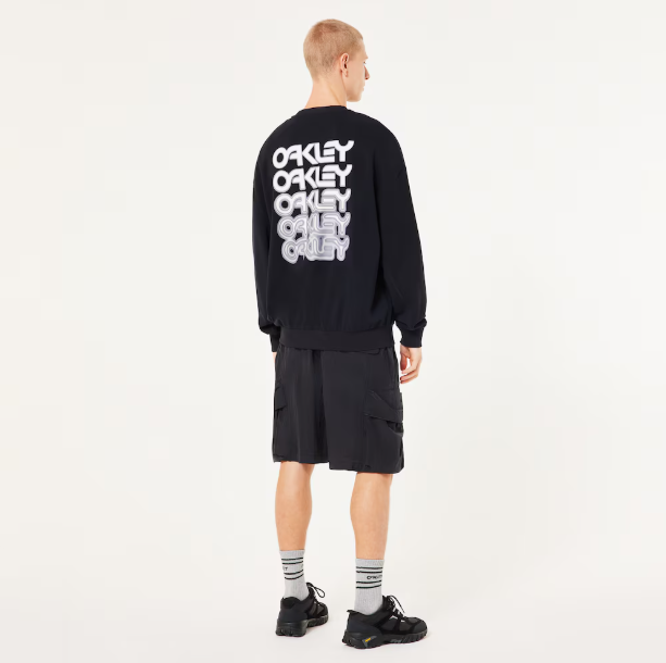 POLERA OAKLEY B1B REPEATED CREWNECK SWEATSHIRT
