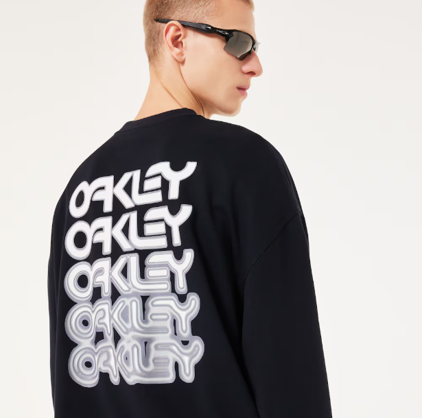 POLERA OAKLEY B1B REPEATED CREWNECK SWEATSHIRT