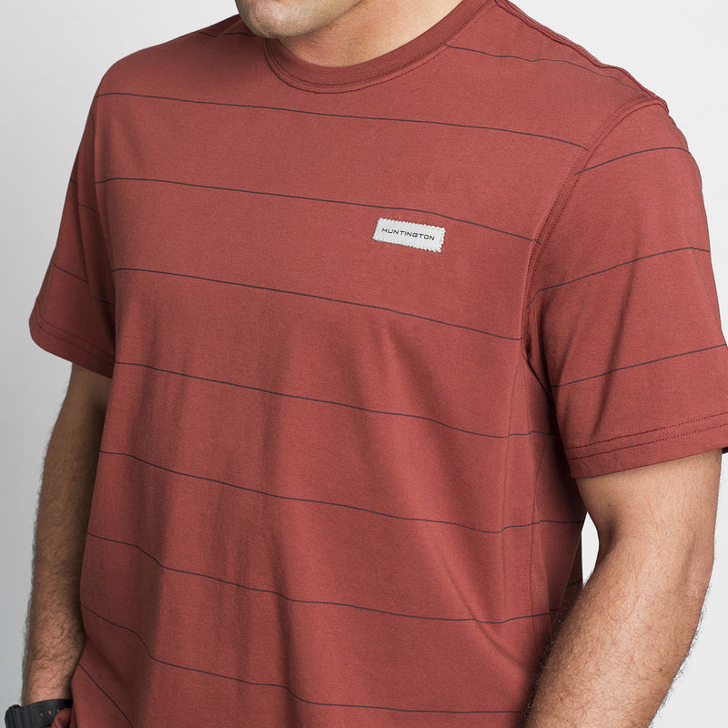 POLO HUNTINGTON STRIPE TEE TWILL