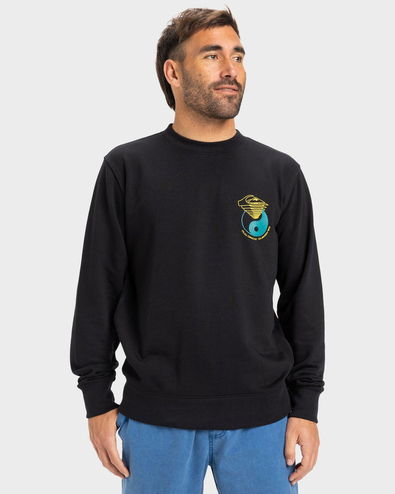 POLERA QUIKSILVER GRAPHIC MIX CREW