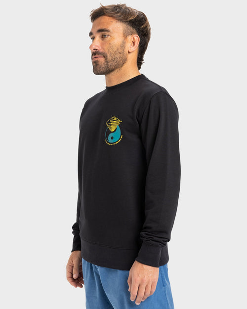 POLERA QUIKSILVER GRAPHIC MIX CREW