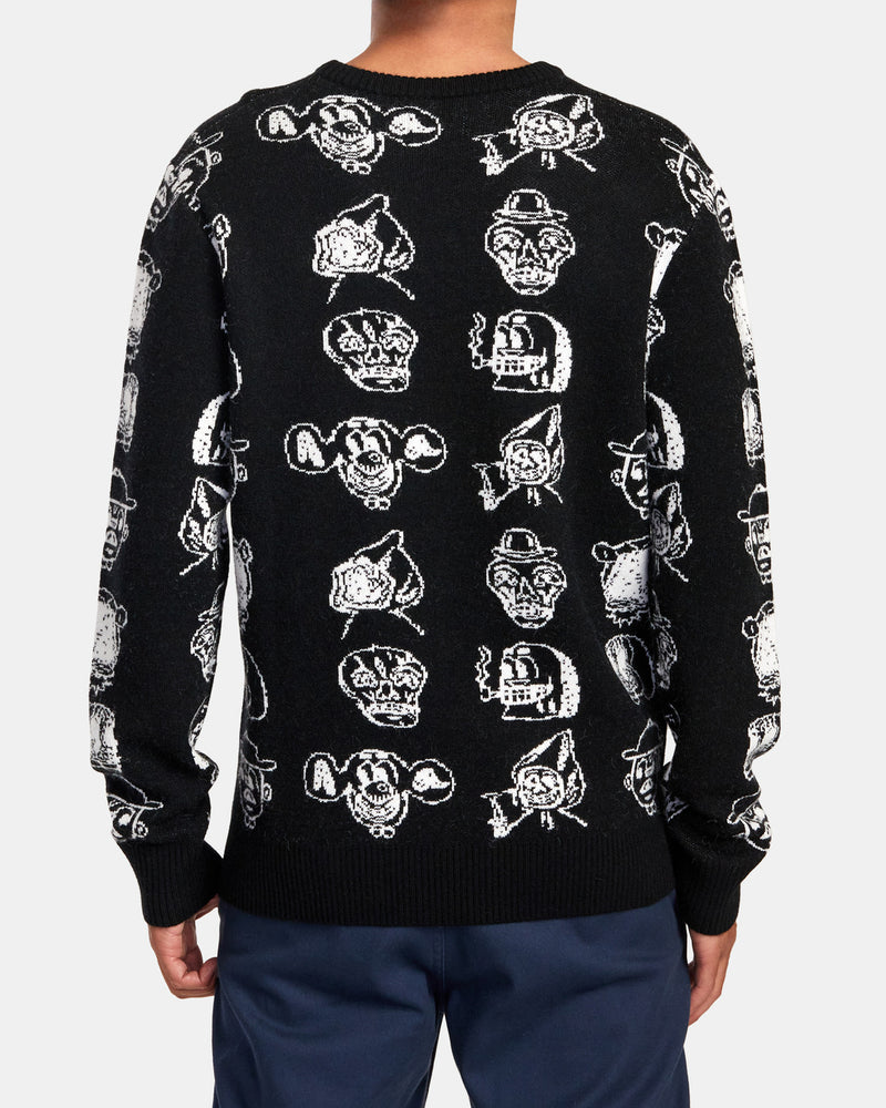 CHOMPA RVCA DMOTE SWEATER LS