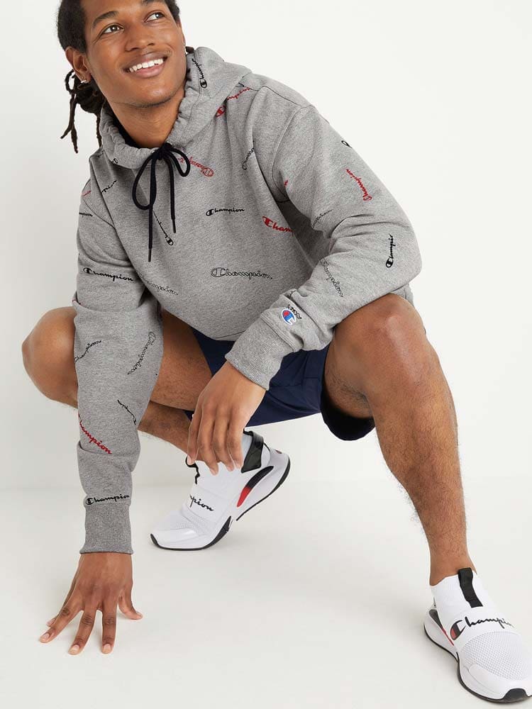 POLERA CHAMPION POWERBLEND AOP HOODIE FLEECE