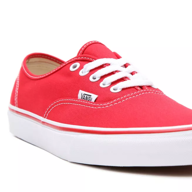 Zapatos vans top en rojo hd